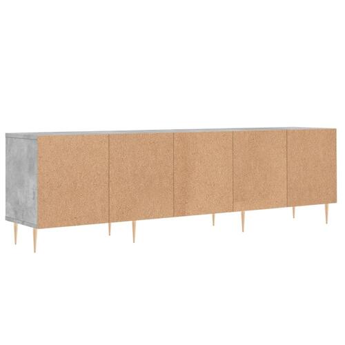 Tv-bord 150x30x44,5 cm konstrueret træ betongrå