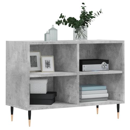 Tv-bord 69,5x30x50 cm konstrueret træ betongrå