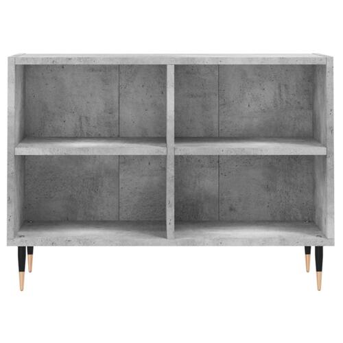 Tv-bord 69,5x30x50 cm konstrueret træ betongrå