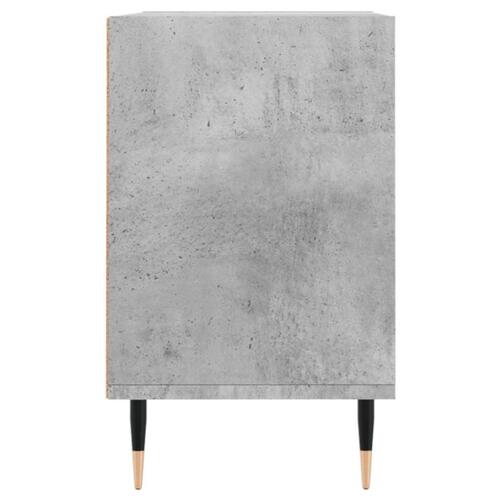 Tv-bord 69,5x30x50 cm konstrueret træ betongrå