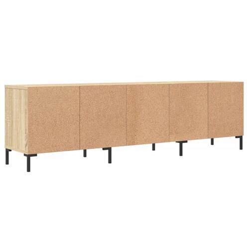 Tv-bord 150x30x44,5 cm konstrueret træ sonoma-eg