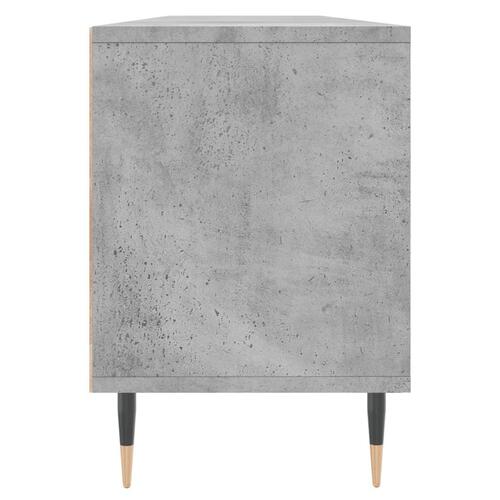 Tv-bord 150x30x44,5 cm konstrueret træ betongrå