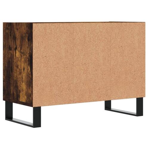 Tv-bord 69,5x30x50 cm konstrueret træ røget egetræsfarve