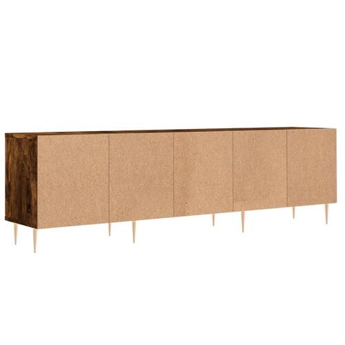 Tv-bord 150x30x44,5 cm konstrueret træ røget egetræsfarve