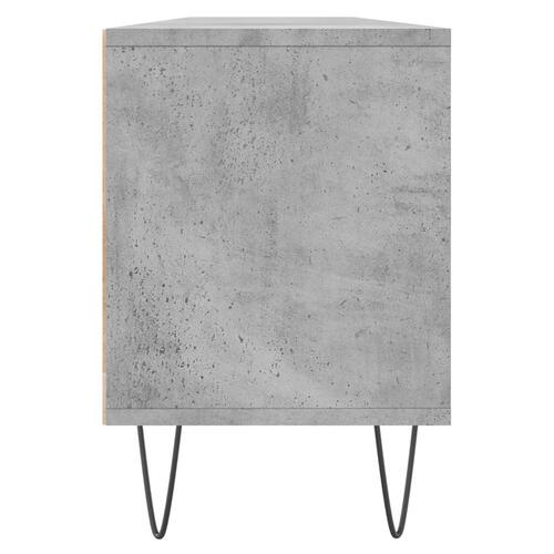 Tv-bord 150x30x44,5 cm konstrueret træ betongrå