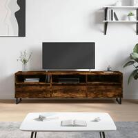 Tv-bord 150x30x44,5 cm konstrueret træ røget egetræsfarve