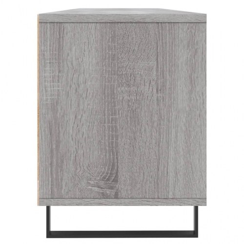 Tv-bord 150x30x44,5 cm konstrueret træ grå sonoma-eg
