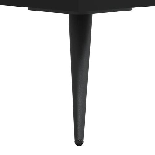 Tv-bord 150x30x44,5 cm konstrueret træ sort