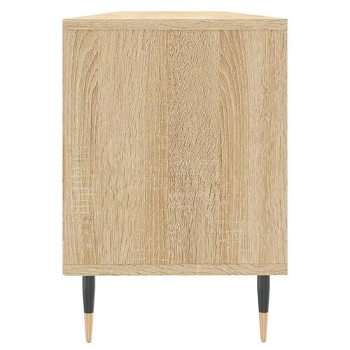 Tv-bord 150x30x44,5 cm konstrueret træ sonoma-eg