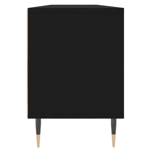 Tv-bord 150x30x44,5 cm konstrueret træ sort
