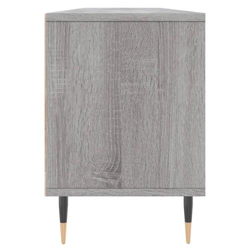 Tv-bord 150x30x44,5 cm konstrueret træ grå sonoma-eg