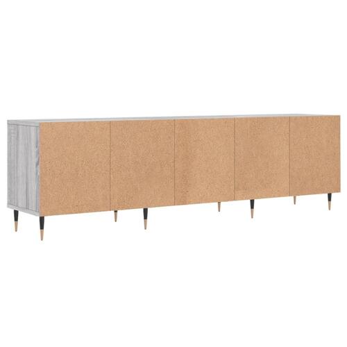Tv-bord 150x30x44,5 cm konstrueret træ grå sonoma-eg