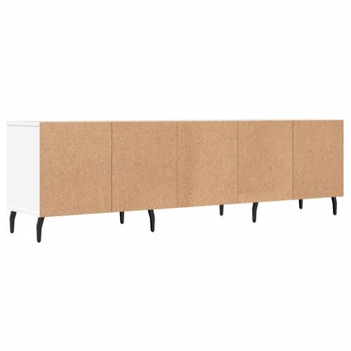 Tv-bord 150x30x44,5 cm konstrueret træ hvid