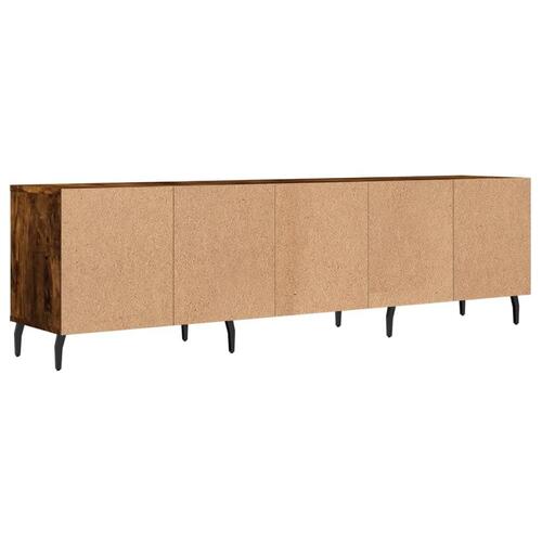 Tv-bord 150x30x44,5 cm konstrueret træ røget egetræsfarve
