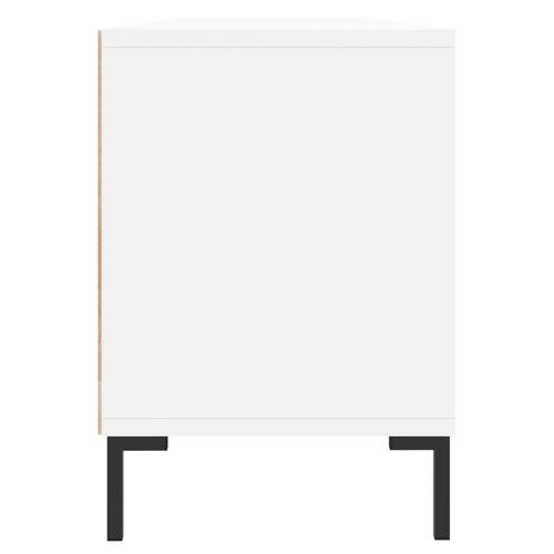 Tv-bord 150x30x44,5 cm konstrueret træ hvid