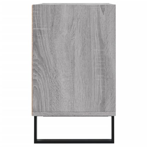 Tv-bord 69,5x30x50 cm konstrueret træ grå sonoma-eg