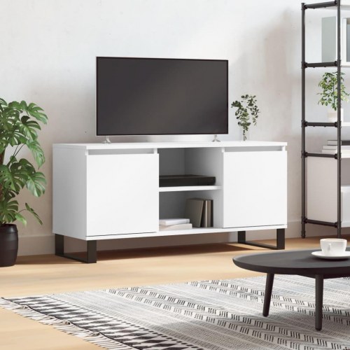 TV-bord 104 x 35 x 50 cm - hvid