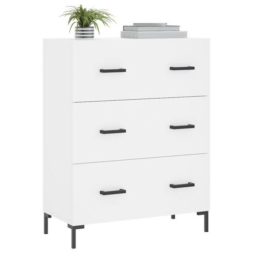Skænk 69,5x34x90 cm konstrueret træ hvid