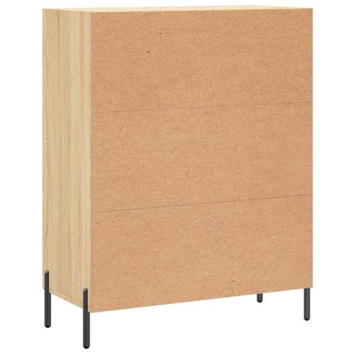 Skænk 69,5x34x90 cm konstrueret træ sonoma-eg