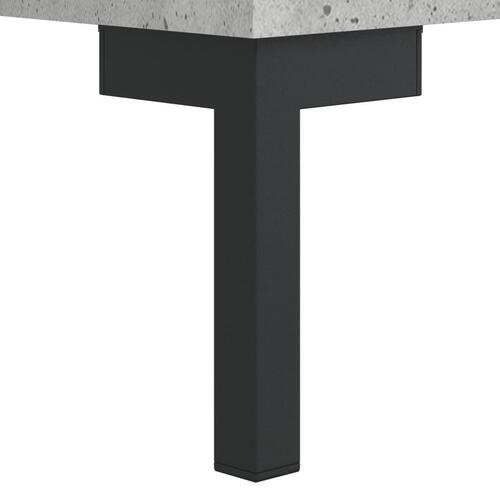 Skænk 69,5x34x90 cm konstrueret træ betongrå