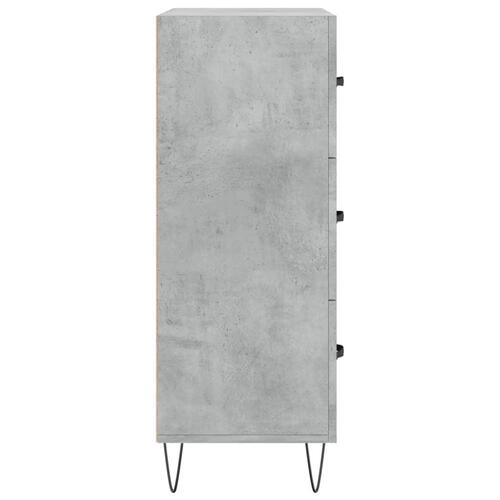 Skænk 69,5x34x90 cm konstrueret træ betongrå