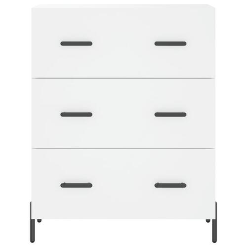Skænk 69,5x34x90 cm konstrueret træ hvid