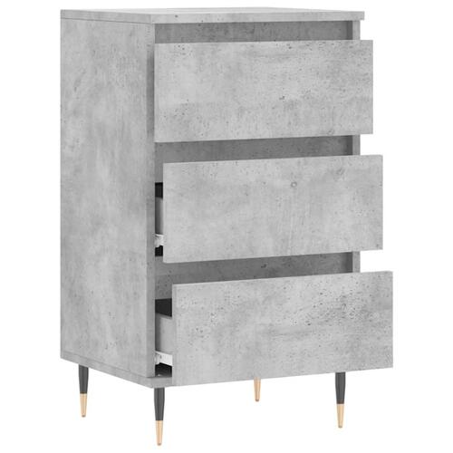 Skænk 40x35x70 cm konstrueret træ betongrå