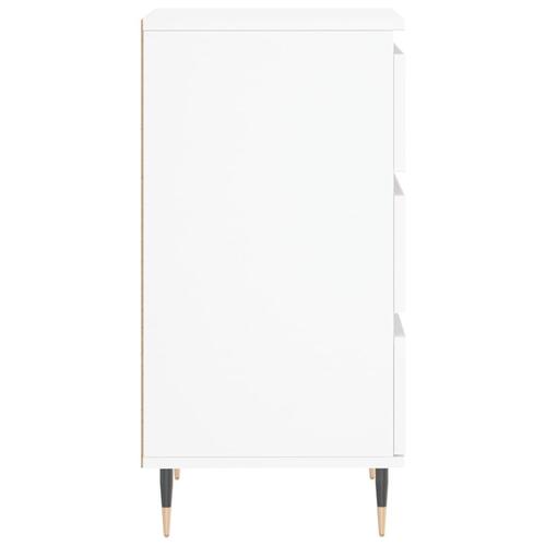 Skænk 40x35x70 cm konstrueret træ hvid