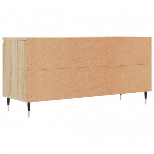 Tv-bord i sonoma-eg - 104 × 35 × 50 cm, konstrueret træ