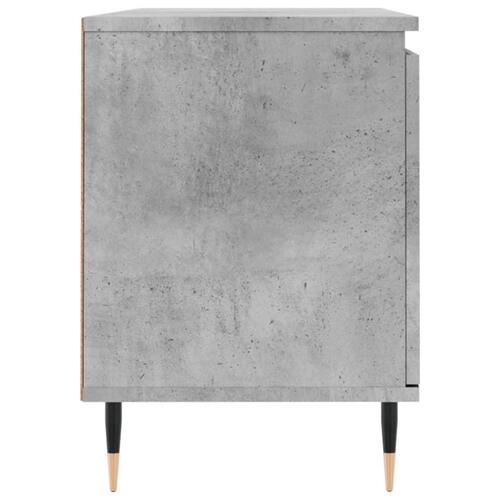 Tv-bord 104x35x50 cm konstrueret træ betongrå