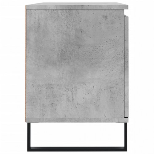 TV-bord i konstrueret træ 104 x 35 x 50 cm - betongrå