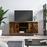 Tv-bord 104x35x50 cm konstrueret træ røget egetræsfarve