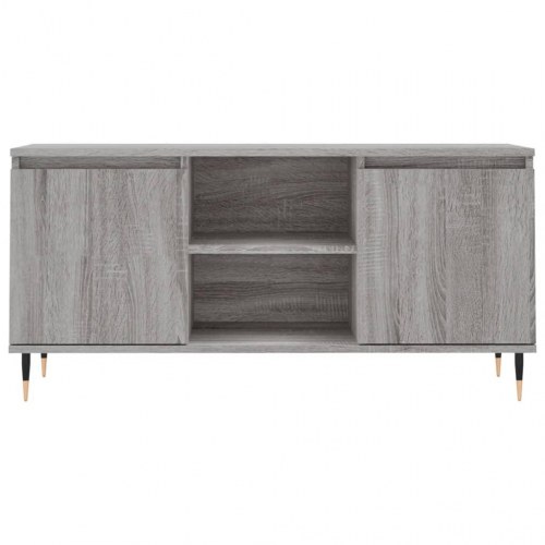 Tv-bord 104×35×50 cm i konstrueret træ - grå sonoma-eg