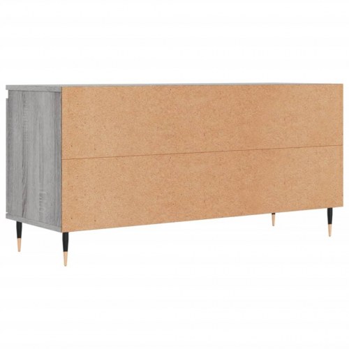 Tv-bord 104×35×50 cm i konstrueret træ - grå sonoma-eg
