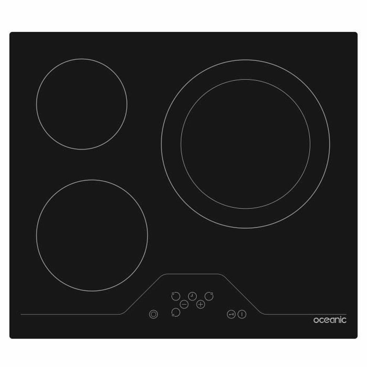 Plade i glaskeramik Oceanic OCEATV3Z60B 5700 W