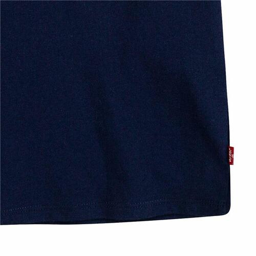 Børne Kortærmet T-shirt Levi's Batwing Mørkeblå 12 år