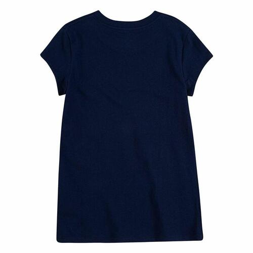 Børne Kortærmet T-shirt Levi's Batwing Mørkeblå 12 år