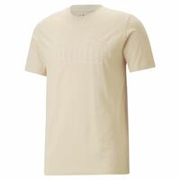 Kortærmet T-shirt Puma Essentials Elevated Beige Unisex S