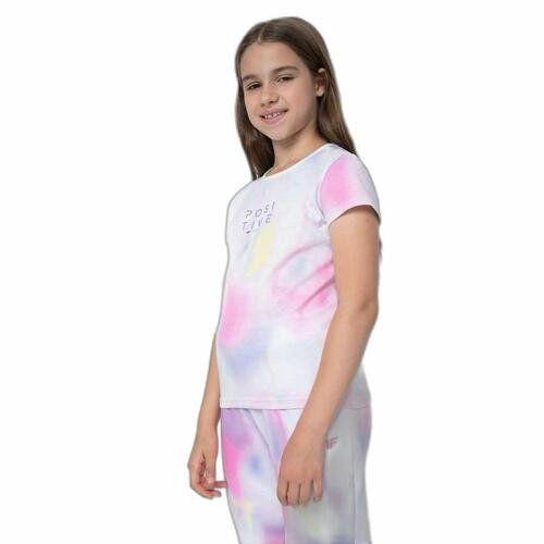 Børne Kortærmet T-shirt 4F F382 Hvid 14-15 år