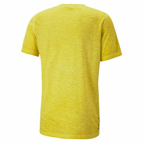 Kortærmet T-shirt til Mænd Puma Studio Foundation Gul L