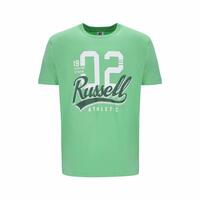 Kortærmet T-shirt til Mænd Russell Athletic Amt A30101 Grøn Lysegrøn L