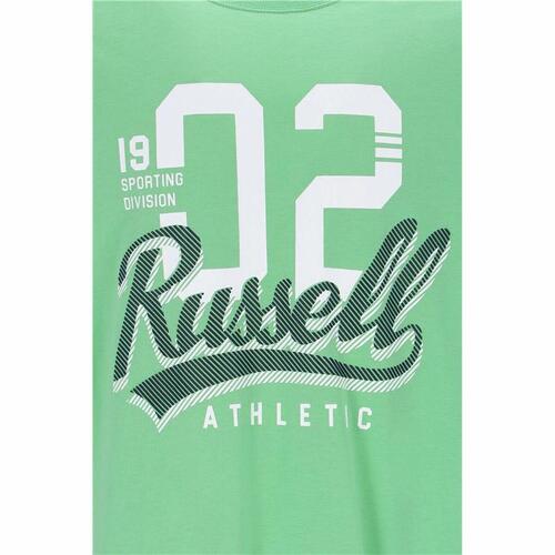 Kortærmet T-shirt til Mænd Russell Athletic Amt A30101 Grøn Lysegrøn L