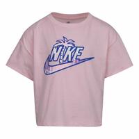 Børne Kortærmet T-shirt Nike Knit Pink 5-6 år