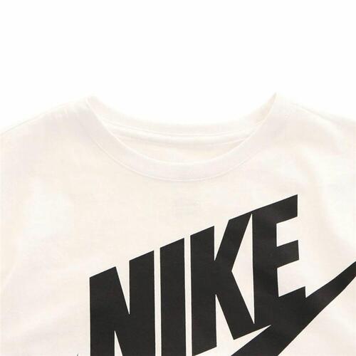 Børne Kortærmet T-shirt Nike Icon Futura Hvid 3-4 år