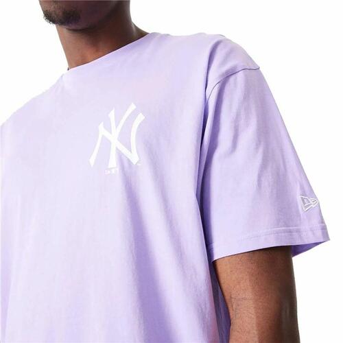 Kortærmet T-shirt New Era MLB League Essentials New York Yankees Violet Unisex XL