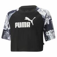 Børne Kortærmet T-shirt Puma Ess+ Street Art Sort 9-10 år