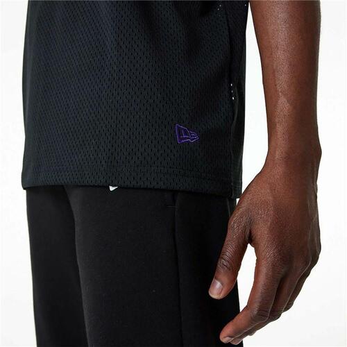 Basketballstrøje New Era Mesh LA Lakers Sort S