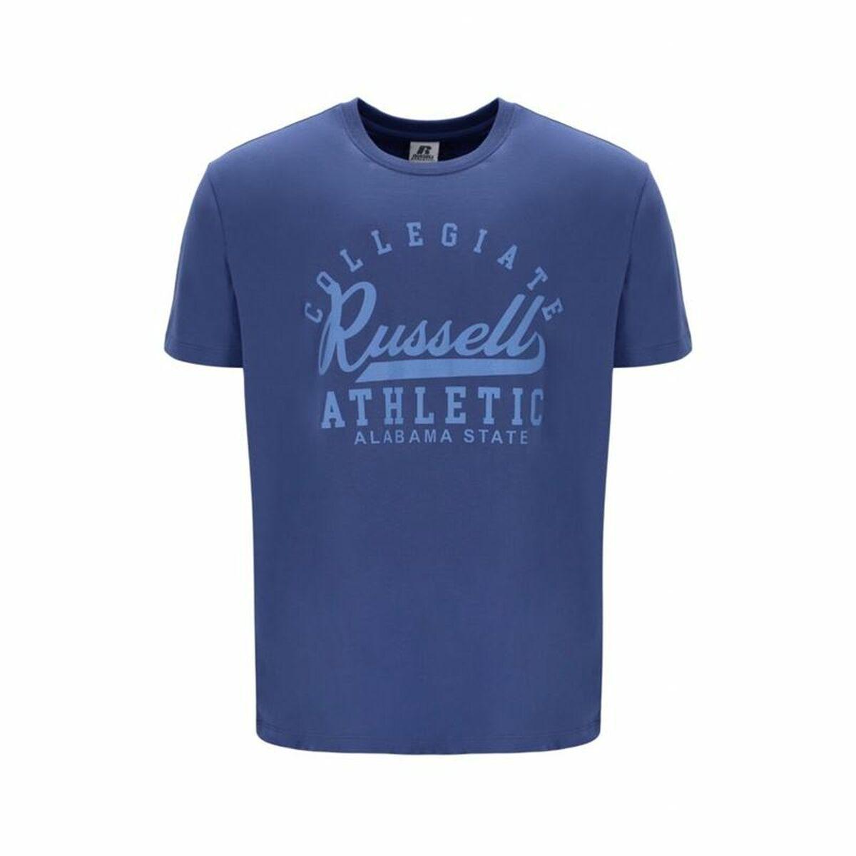 Kortærmet T-shirt Russell Athletic Amt A30211 Blå Mænd - 2XL