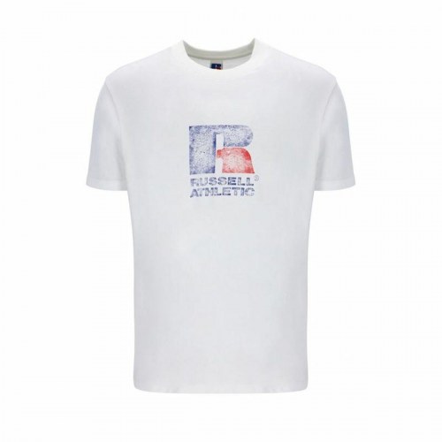 Kortærmet T-shirt Russell Athletic Emt E36201 Hvid Mænd - XL