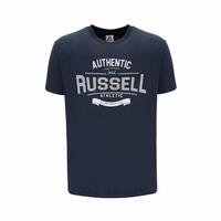 Kortærmet T-shirt til Mænd Russell Athletic Ara Mørkeblå L